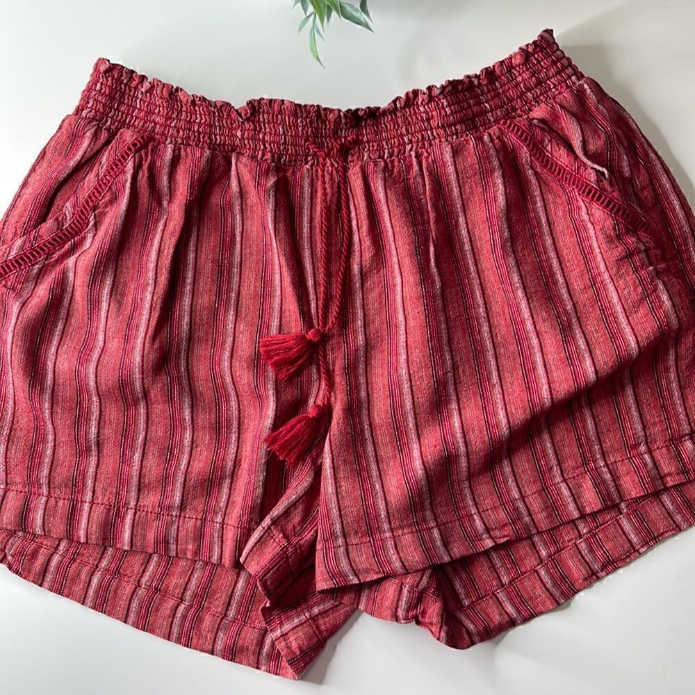 Briggs Linen blend Shorts. Drawstring & elastic waist. Size XXL. - Picture 4 of 6
